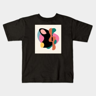 Organic Colorful Abstraction Kids T-Shirt
